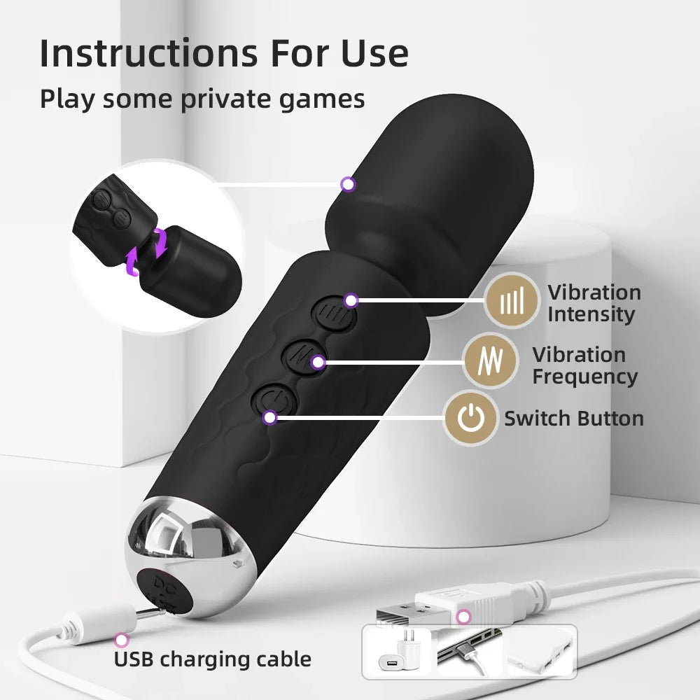 Magin Wand Rechargeable Extra Powerful Cordless Vibrator