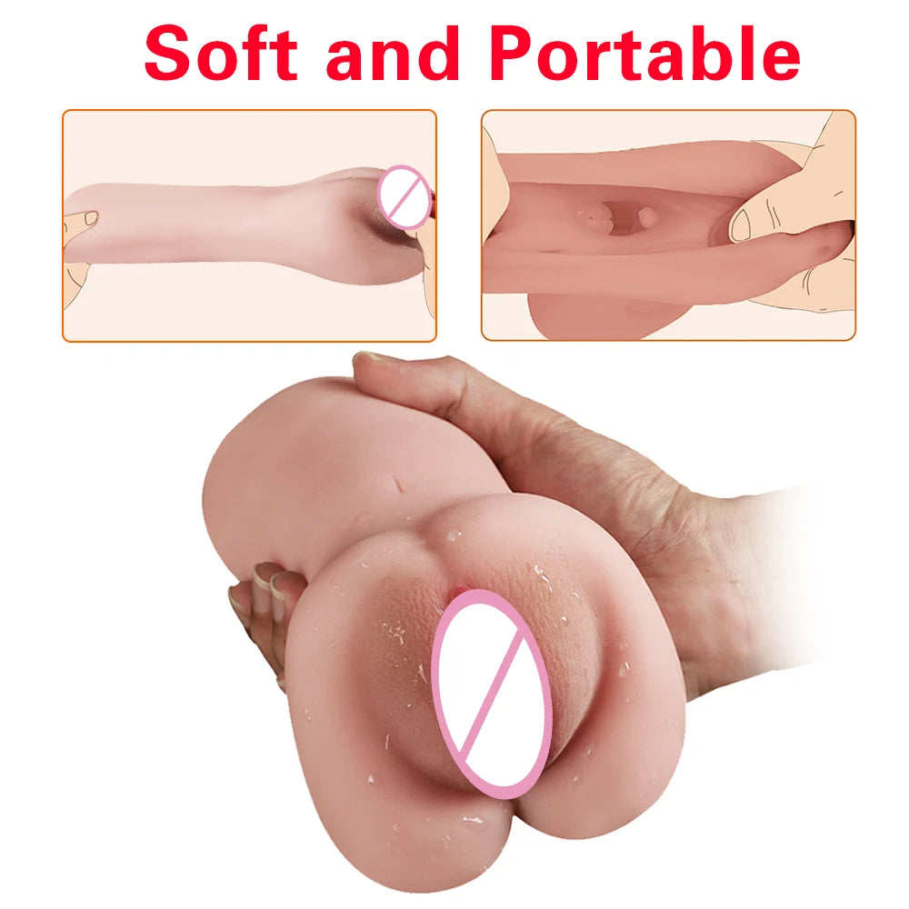 3D Silicone Real Ass (Pocket Pussy)